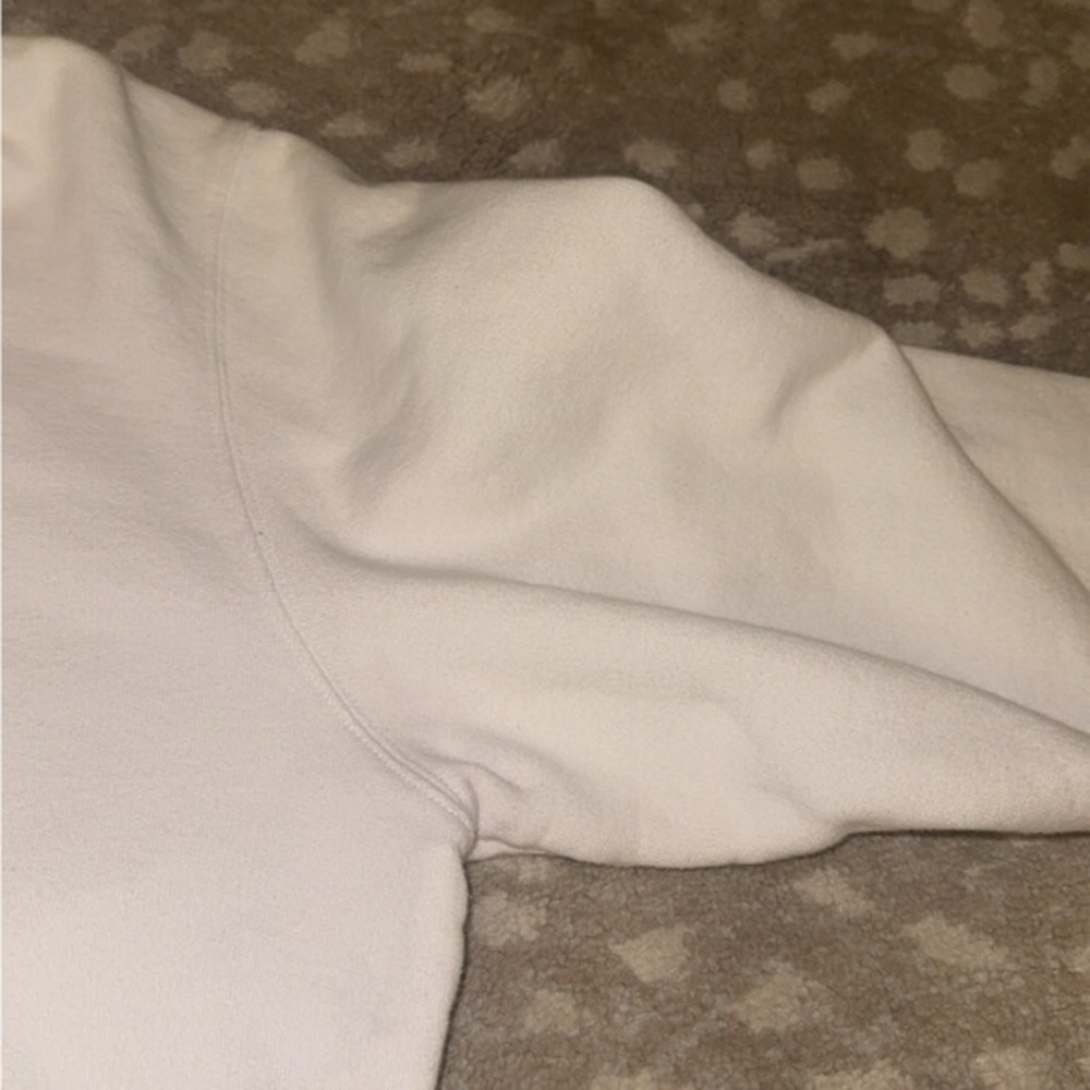 Sandro White Small Logo‎ Hoodie Hooded Sweatshirt One Size - Picture 11 of 12